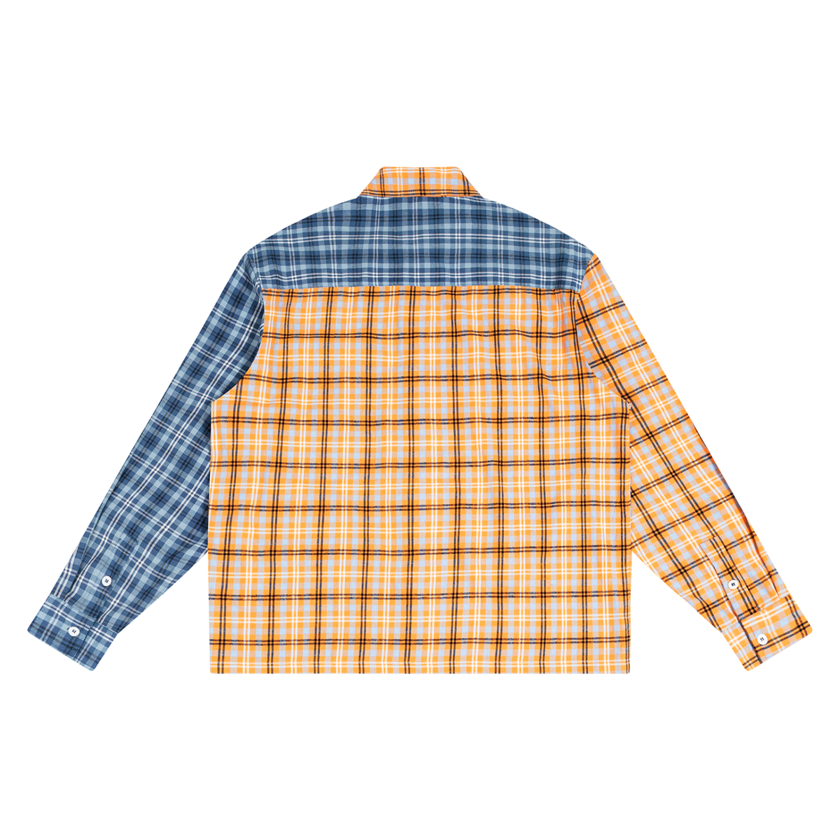 Mixed Plaid Overshirt