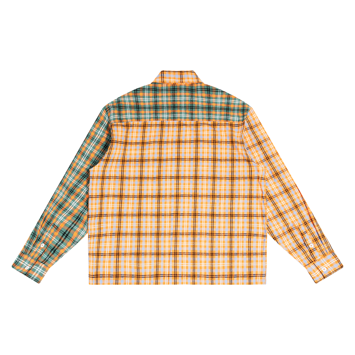 Mixed Plaid Overshirt
