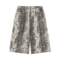 Snake Print Shorts