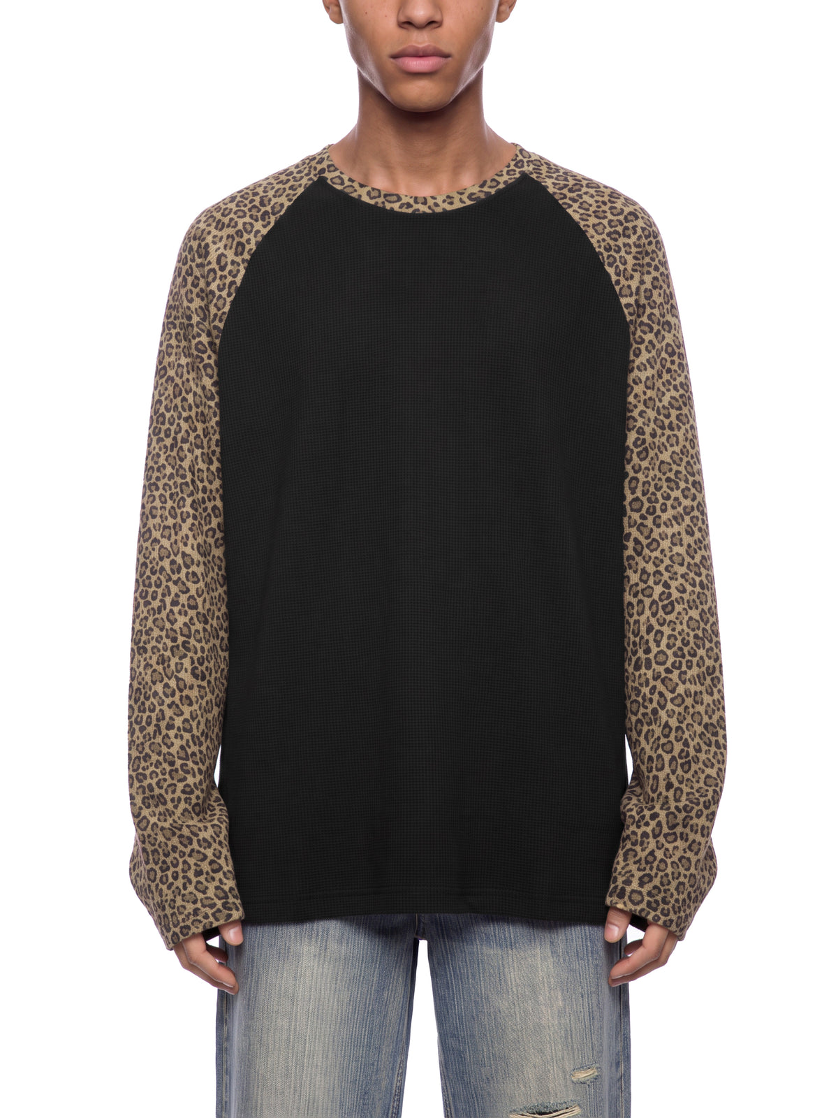 Leopard Panel Long Sleeve
