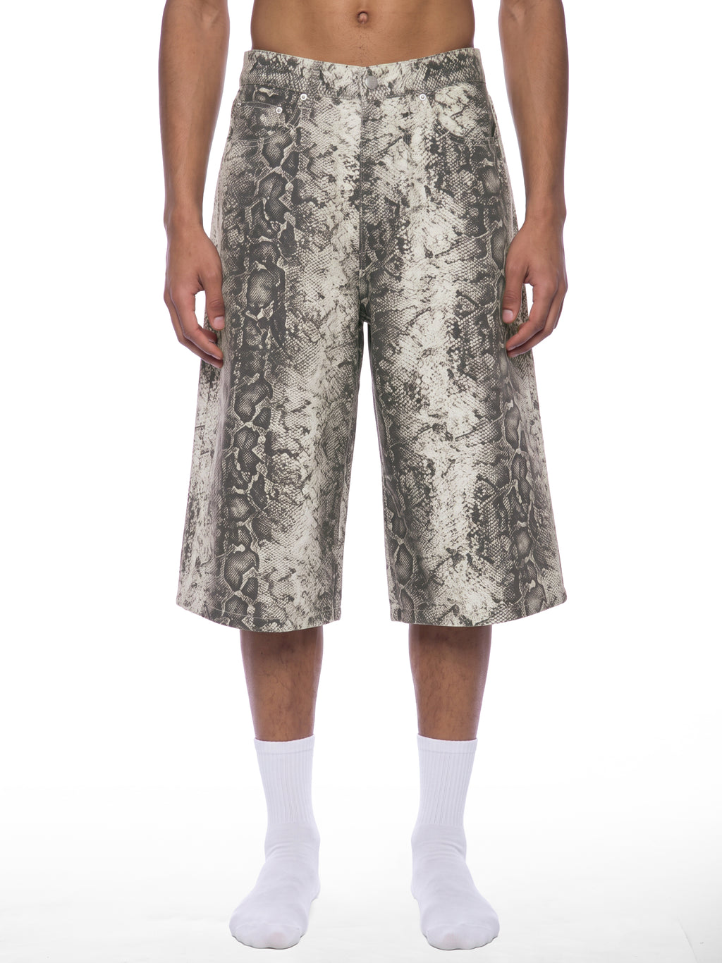 Snake Print Shorts