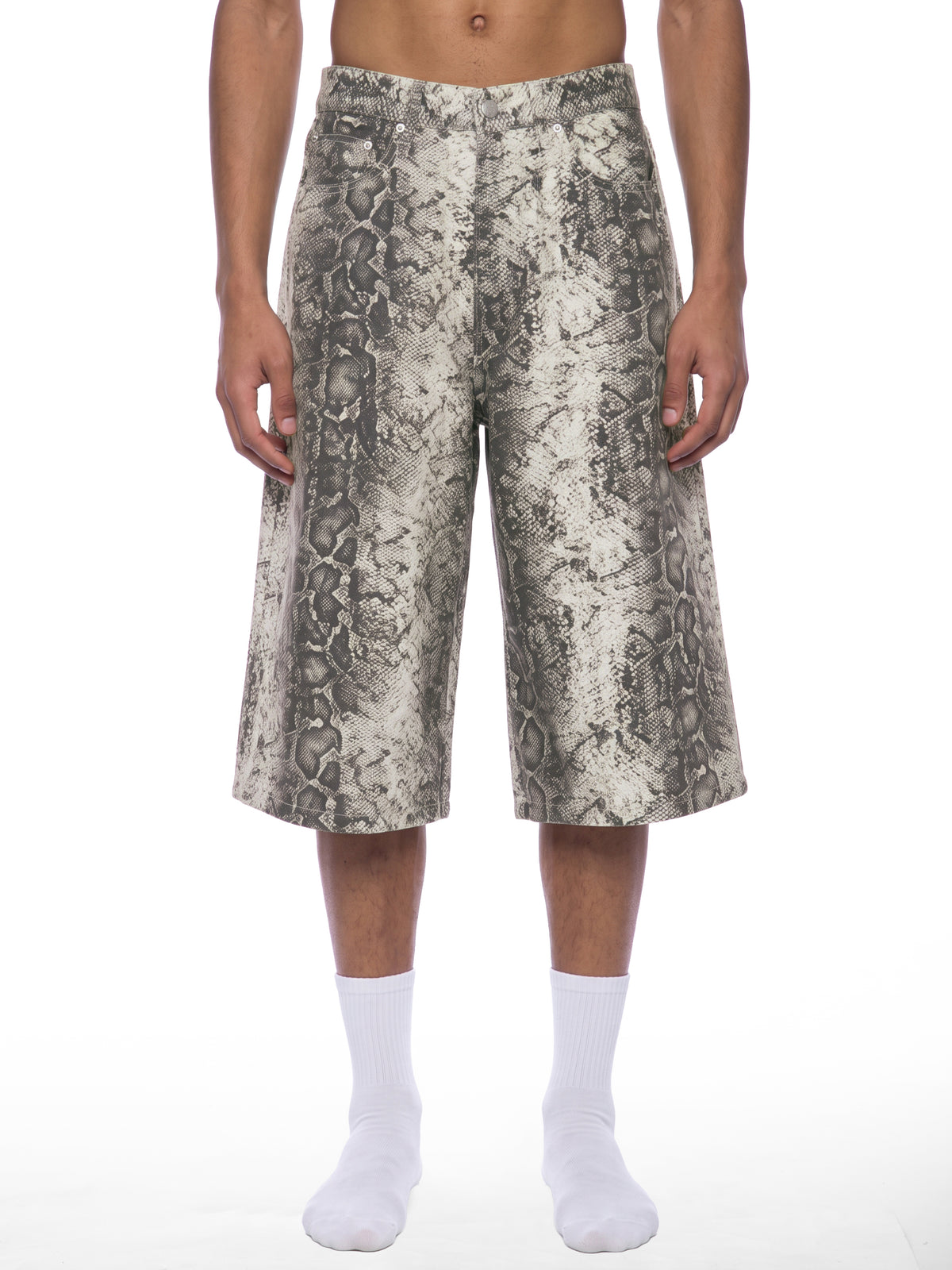 Snake Print Shorts