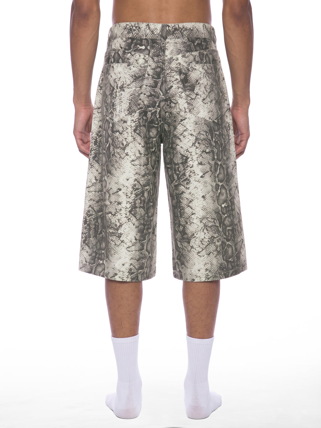 Snake Print Shorts