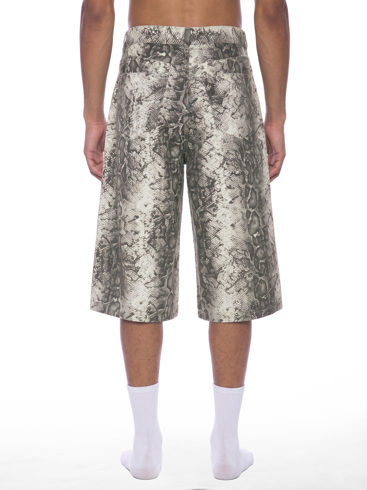 Snake Print Shorts